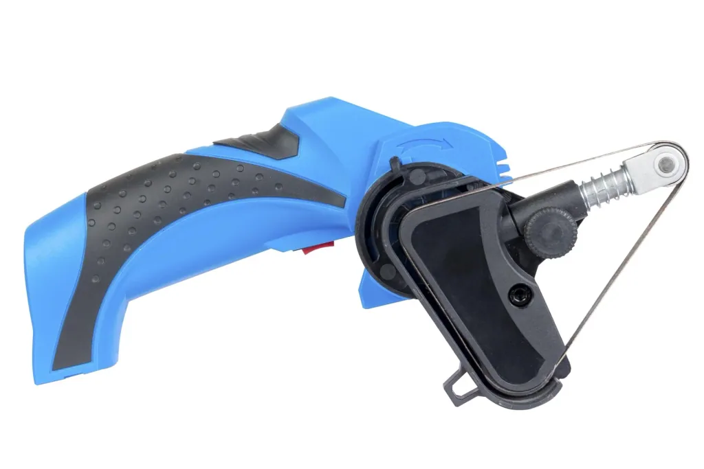 Akku Schleif- und Schärfgerät 7,2 Volt + 5-teiliges Schleifband-Set GRATIS dazu