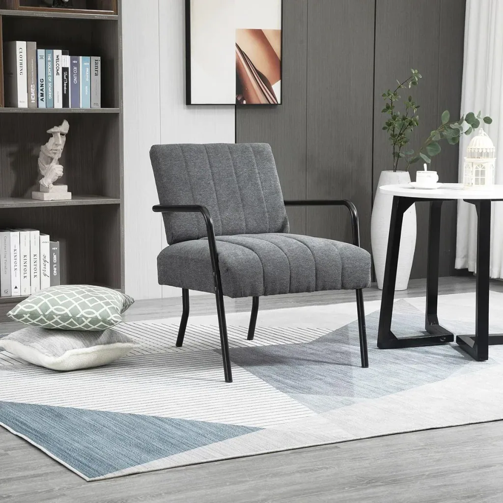 Akzent Stuhl 59 cm x 75 cm x 77 cm