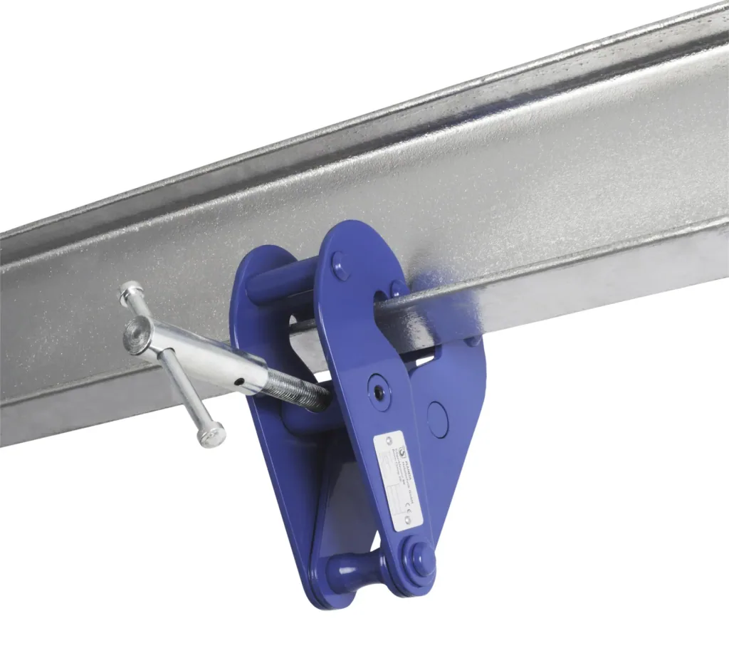 Trägerklemme BK 100, Tragfähigkeit 10000 kg, Greifbereich 90 - 290 mm