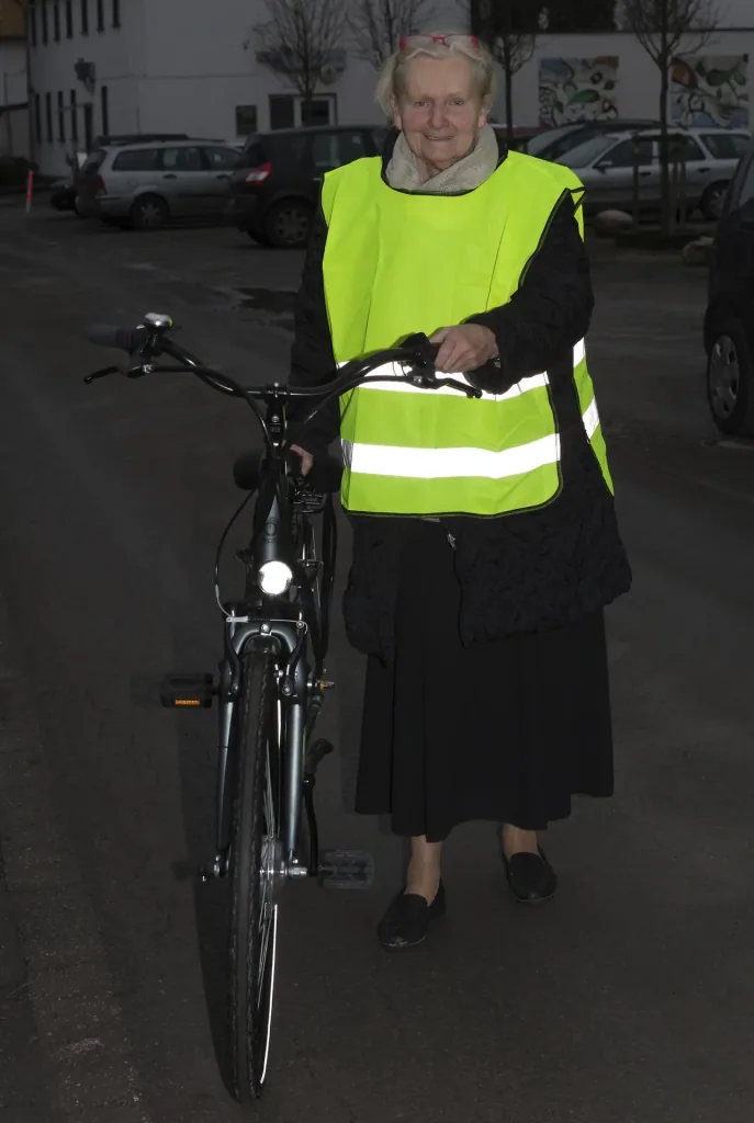 Fahrrad Reflex Warnweste, Größe S - M (Jugend)