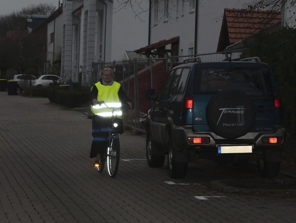 Fahrrad Reflex Warnweste, Größe S - M (Jugend)
