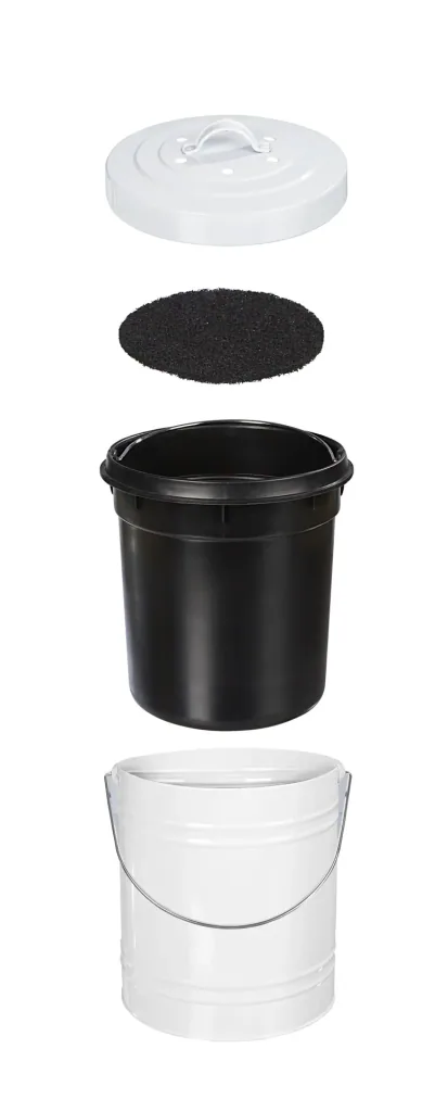 Bio-Mülleimer, 4-teilig, 29 x 20 cm, 4 Liter