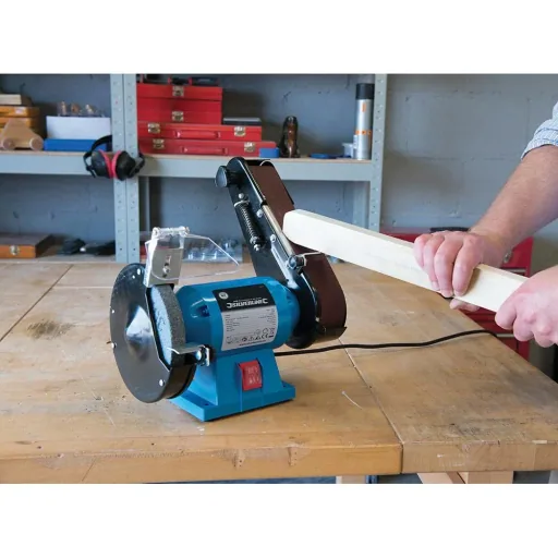 240 W Tischschleifmaschine und Bandschleifer