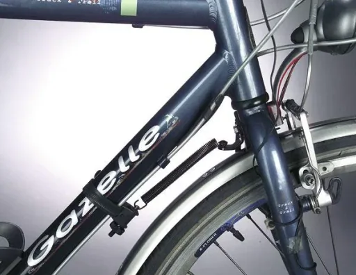 Lenkungsdämpfer - stabilisiert das Vorderrad am Fahrrad