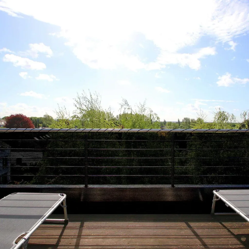 Balkon Sichtschutz Anthrazit 1.4x10m