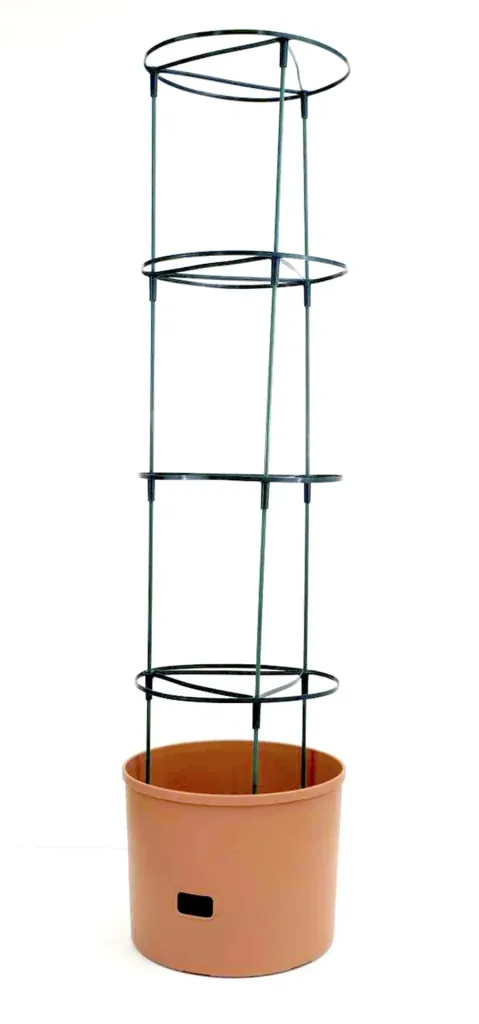 Pflanzturm "Maxitom Jumbo", terrakotta im Spar-Set mit Abdeckhaube