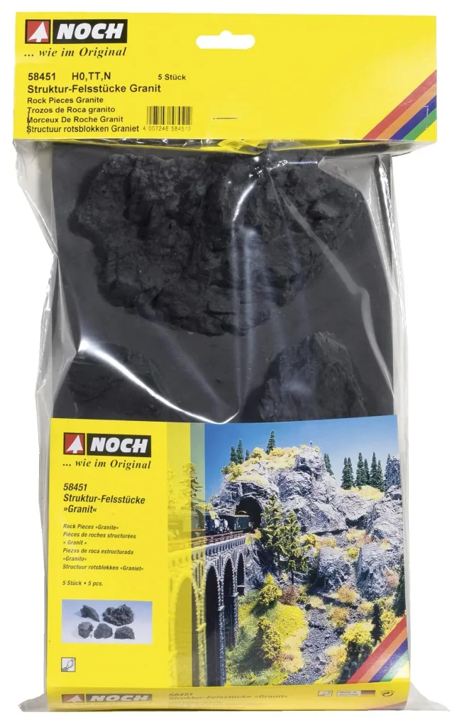 Felsstücke Granit