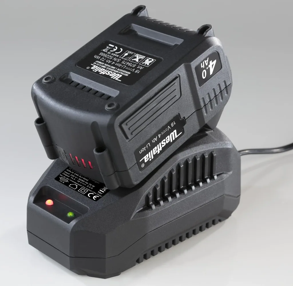Starter Set 18 Volt Li-Ionen Familie: 1 x Akku 1,5 Ah + 1 x Ladegerät