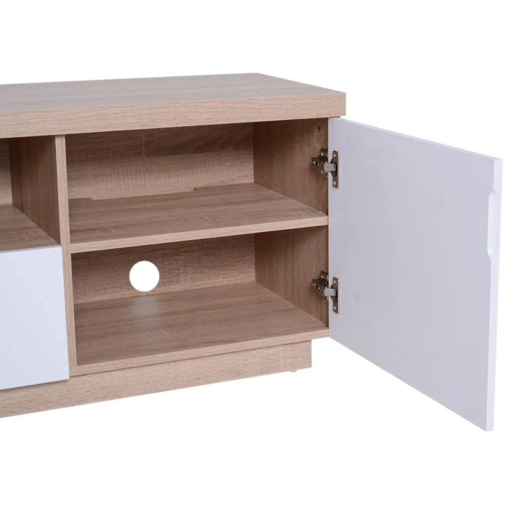 Fernsehtisch Fernsehschrank TV-Board Lowboard TV-Schrank Unterschrank 1 x Schublade 2 x Schränke 150 x 39 x 50 cm
