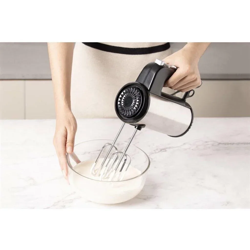 Handmixer - 5 Geschwindigkeitsstufen - 750W - Edelstahl