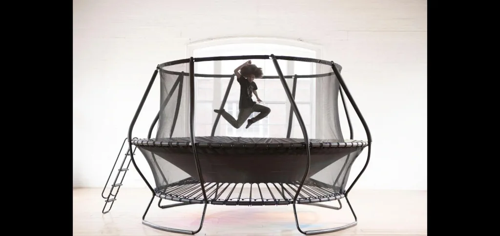 Freebound Trampolin BOWL, 416 cm mit Sicherheitsnetz, Outdoor-Trampolin, 416 cm, rund, für Kinder und Erwachsene