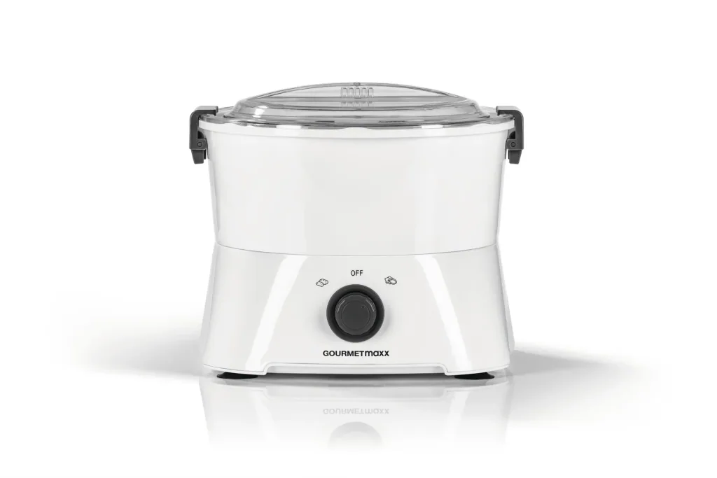 Elektro Kartoffelschäler 2in1, 85 Watt - Mit Salatschleuder