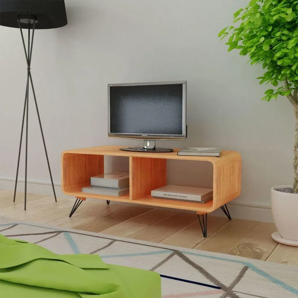 TV-Schrank 90x39x38,5 Holz braun