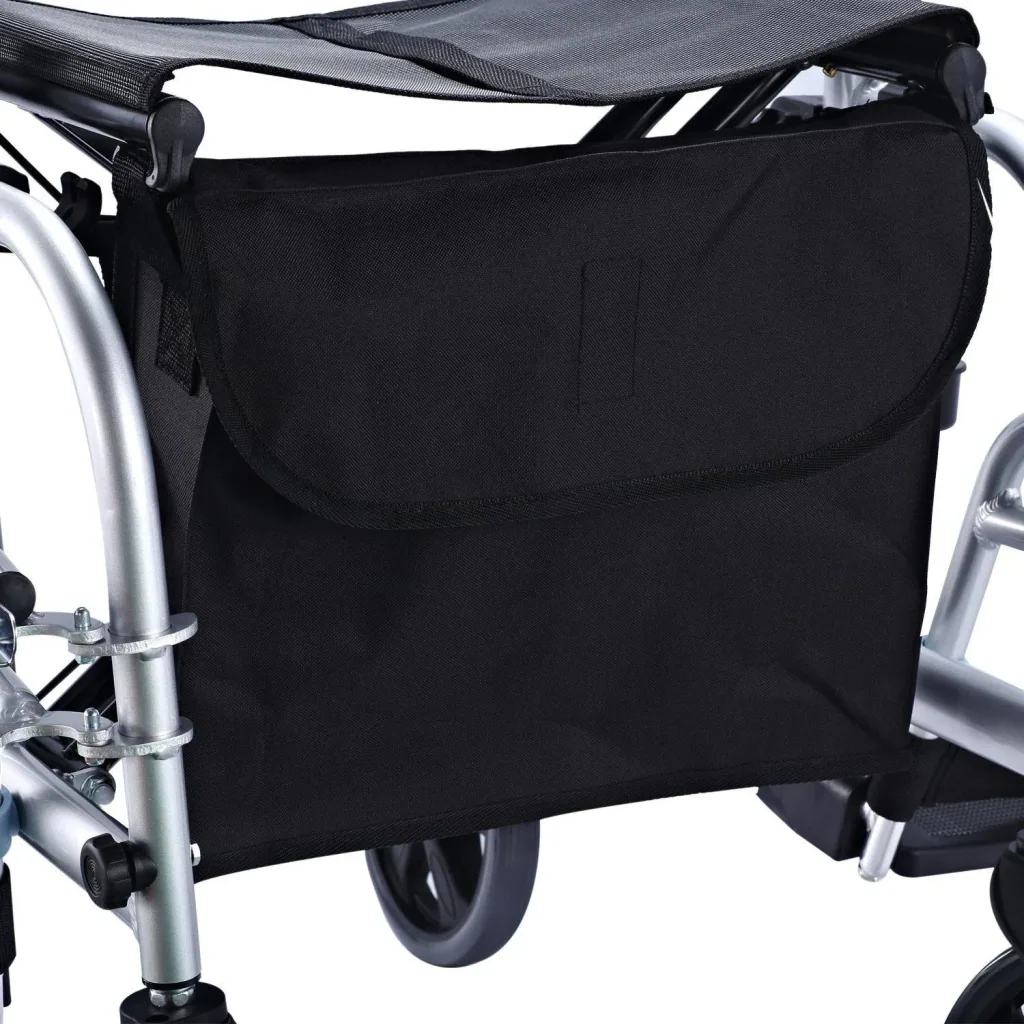 Rollator 2 in 1 Transportstuhl Gehhilfe höhenverstellbar Alu