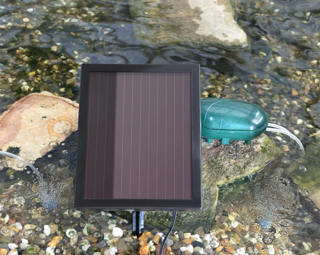 Solarteichbelüfter mit Akku