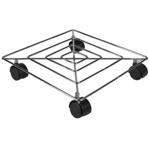 Pflanzenroller - Stahldraht - Quadratisch - 300 X 300 Mm - Max. Belastung 50 Kg