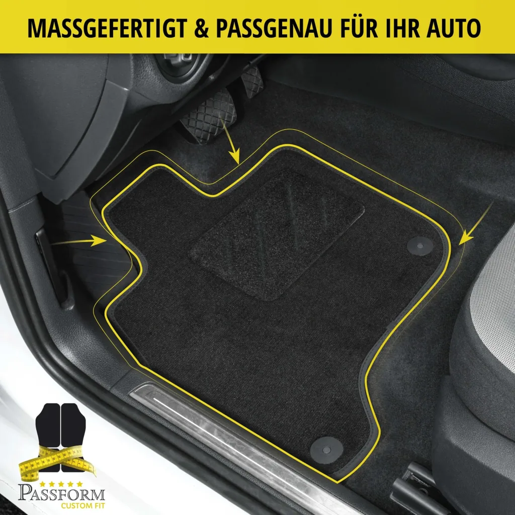 Passform Premium Fußmatten für Citroen Berlingo BJ 10/1996 - 2003
