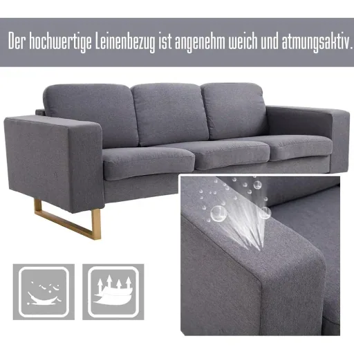 Polstersofa als 3-Sitzer