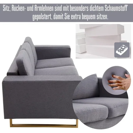 Polstersofa als 3-Sitzer