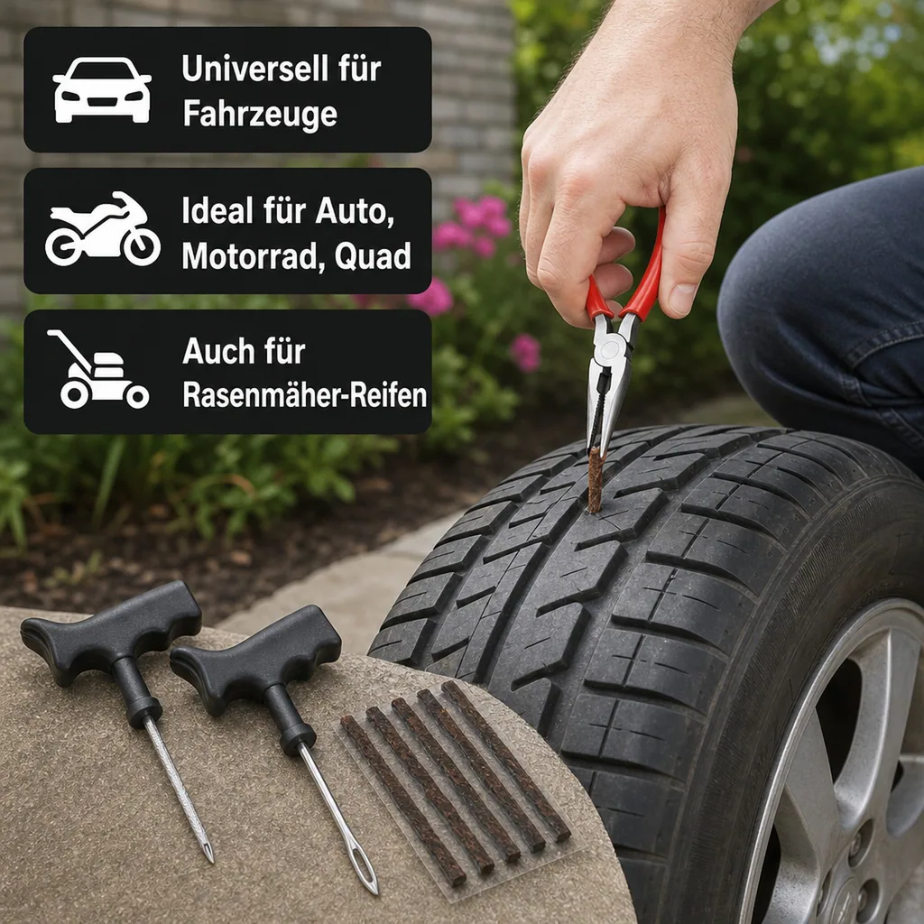 Autoreifen Reparatur-Set, 8-teilig