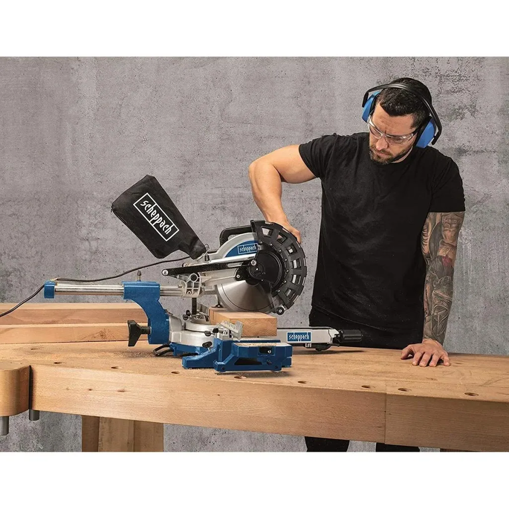 Kombi-Säge HM254 - 2000W | 255mm | Laser, LED und Drehtisch | 2 Sägeblätter - Edition 2022