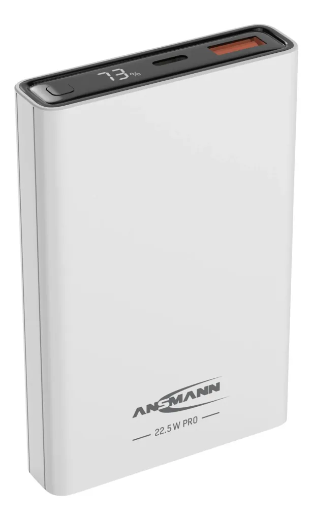 Powerbank 10000 PS222PD, Quick Charg 3.0 und Huawei Supercharge - weiß