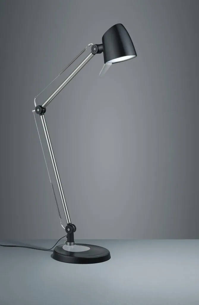 LED-Klemm-/Tisch-/Wandleuchte RADO, 5W LED, 550 lm, 3000+4000+5000K, sschwarz/grau, 4-fach TOUCH