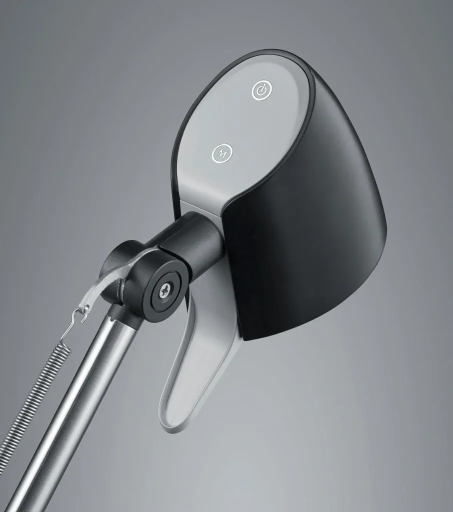 LED-Klemm-/Tisch-/Wandleuchte RADO, 5W LED, 550 lm, 3000+4000+5000K, sschwarz/grau, 4-fach TOUCH