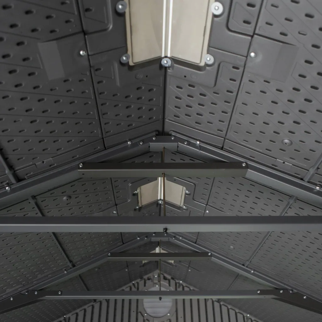Lifetime Gerätehaus Jupiter Dunkelgrau, 305 x 244 x 244 cm