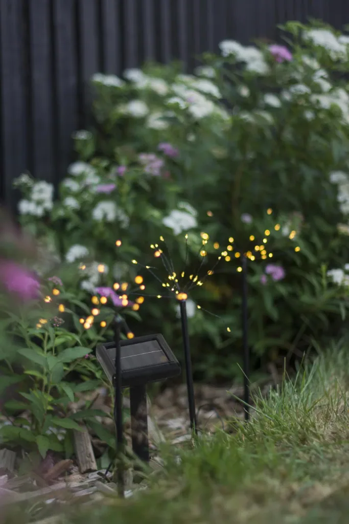 Solarstab "Firework" mit 90 warmweißen LEDs im 3er Set