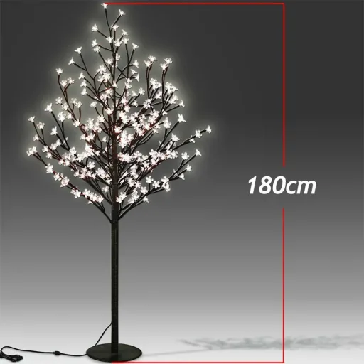 Kirschblütenbaum 180cm mit 200LEDs für den Innen- und Außenbereich inkl. Fernbedienung und Timer