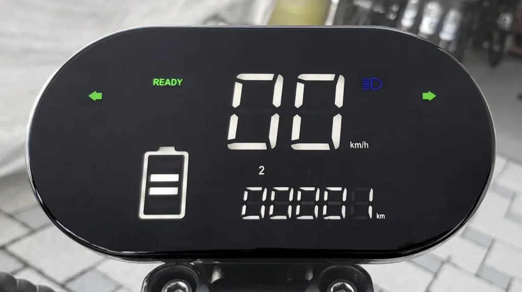 Elektro-Roller La Spezia Plus, 45 km/h, 2000 Watt, 60V/30 Ah Lithium-Ionen Akku, schwarz