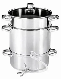 Dampfentsafter Edelstahl 9 Liter