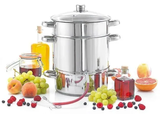 Dampfentsafter Edelstahl 9 Liter