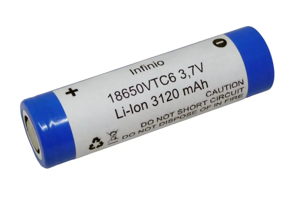 Lithium-Ionen Akku mit 3120 mAh und 3,7 Volt - 2er Box