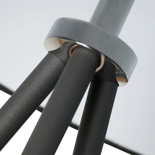 Stehlampe Tripod Schlafzimmer Standleuchte Stehleuchte 40W Skandinavisch schwarz ?48 x 156 cm