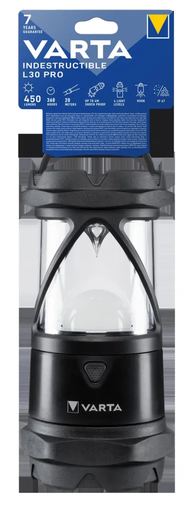 LED Campinglaterne - L30 Pro Indestructible, stoßabsorbierend, wasser- und staubgeschützt