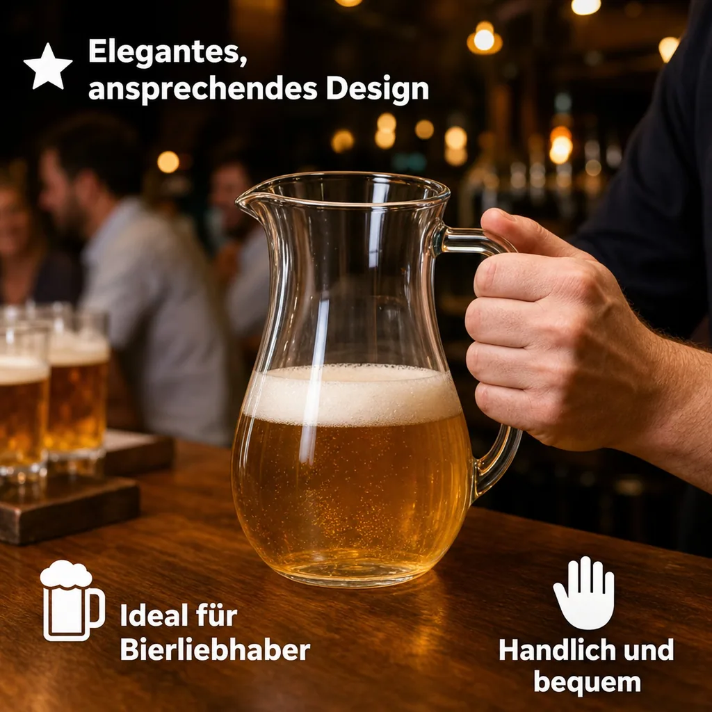 Pitcher, Wasserkrug - 0,3 L, policarbonat