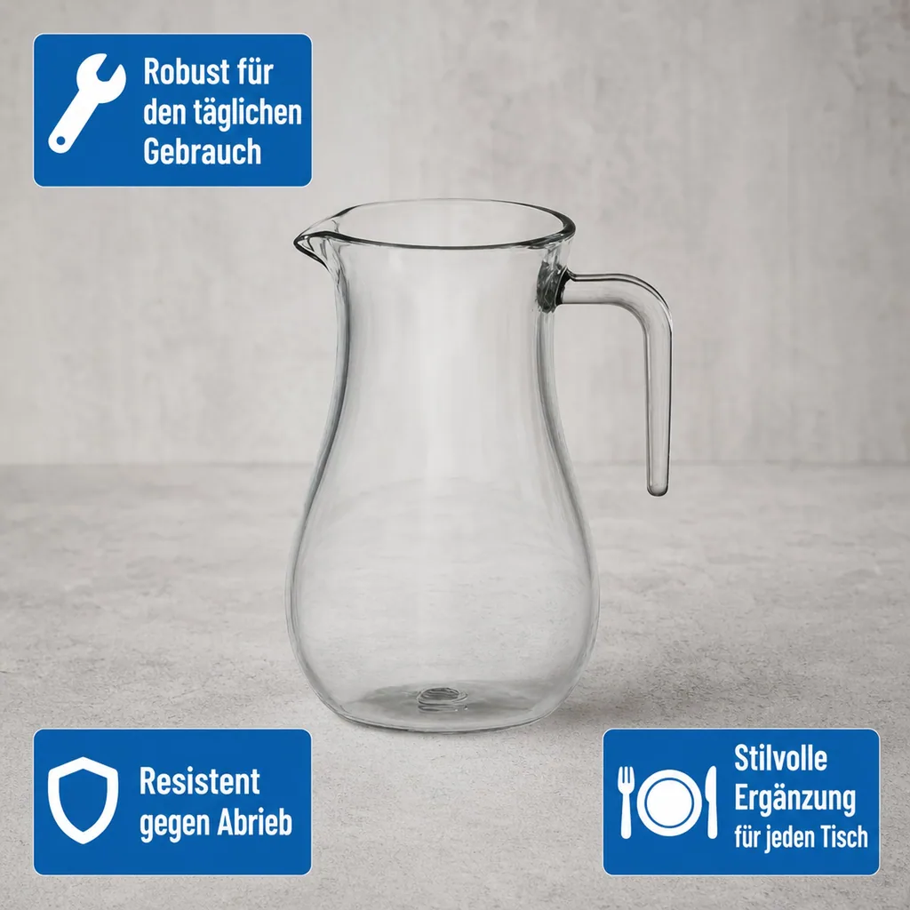Pitcher, Wasserkrug - 0,3 L, policarbonat
