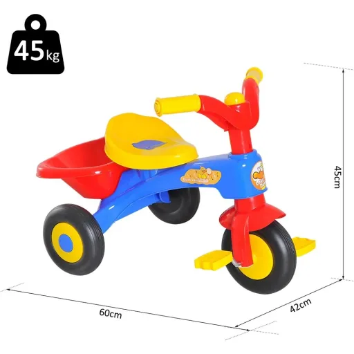 Dreirad Kinderdreirad Fahrrad Lufthorn Bunt