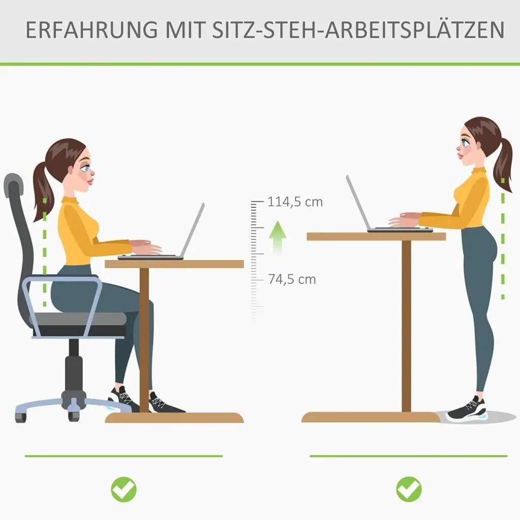 elektrischer Schreibtisch Tischges