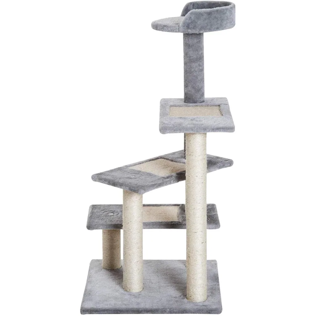 Kratzbaum Katzenbaum Spielbaum Treppe 5 Schichte Grau