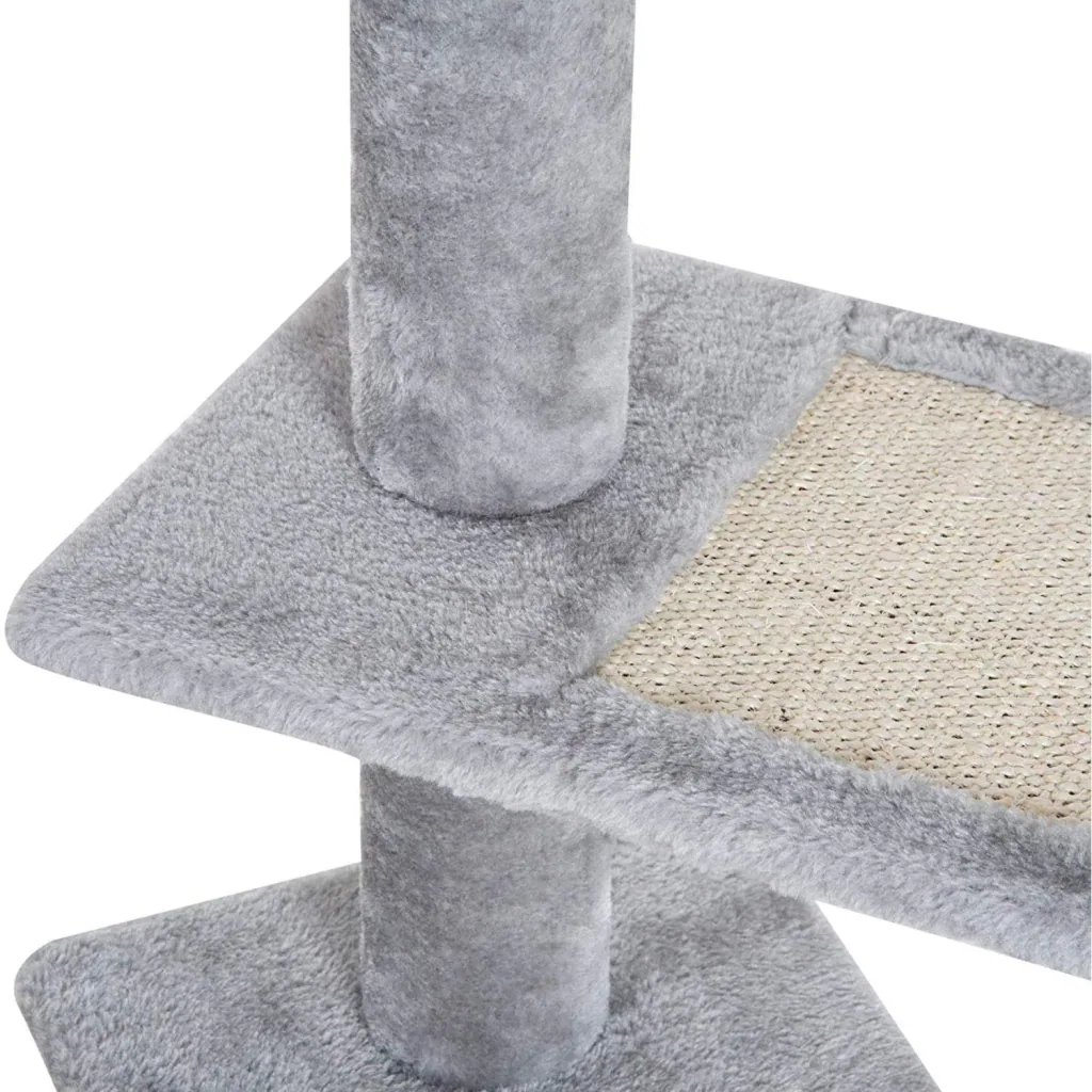 Kratzbaum Katzenbaum Spielbaum Treppe 5 Schichte Grau