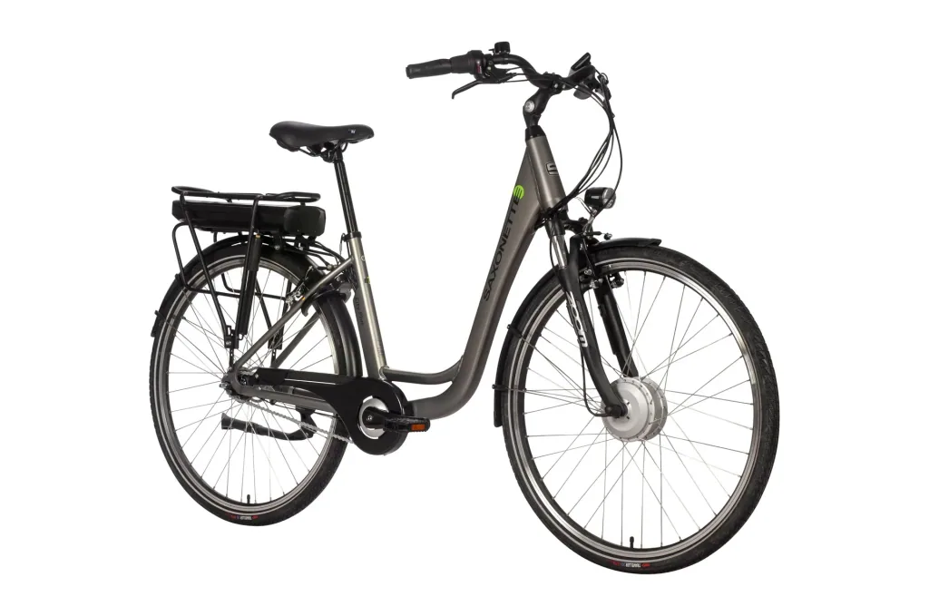 Unisex City E-Bike 28 Zoll, Rahmenhöhe 50 cm, 7-Gang Nabenschaltung, silber, München