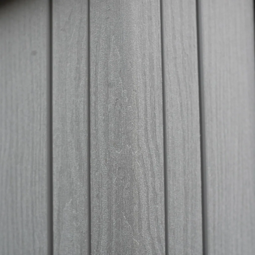 Lifetime Gerätehaus Terra 213×356×228 cm Grau – durchgehendes Dachfenster, abschließbar