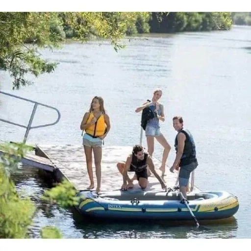 Schlauchboot Challenger 3 - 3-Personen - Inklusive Paddeln und Handpumpe