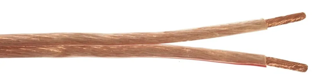 Lautsprecherleitung 2x6 mm² transparent 10m