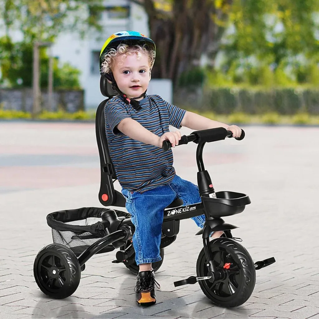 4-in-1 Kinderdreirad Kinderwagen