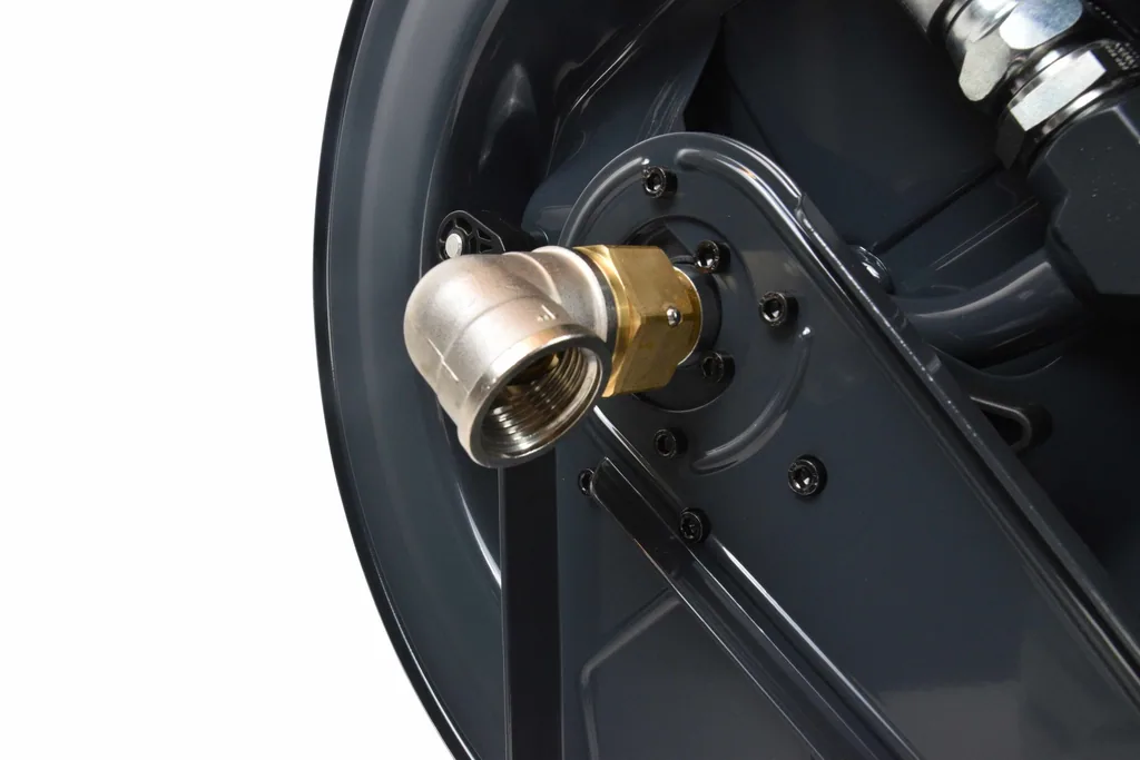 Schlauchaufroller OSM610 mit 20 PVC-Gewebeschlauch