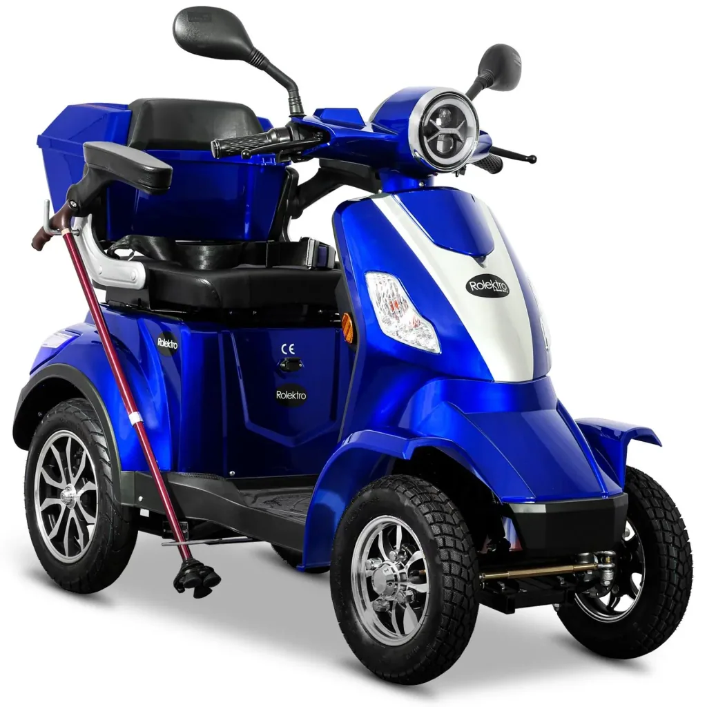 E-Quad 25 V. 2 Blau - 1.000 Watt + Straßenverkehrszulassung